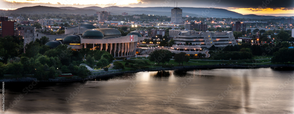 Fototapeta premium Hull / Gatineau Quebec.