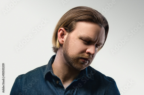 Portrait of man in casual shirt