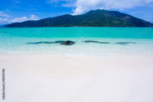 beach and tropical sea © piyagoon