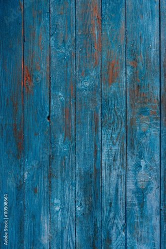 Rough blue wooden texture