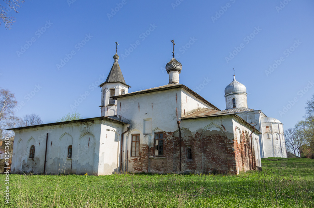Church of St. Michael Malein on Mihailov Street and the Church of the Nativity of the Virgin on Mihalitsa street in Veliky Novgorod