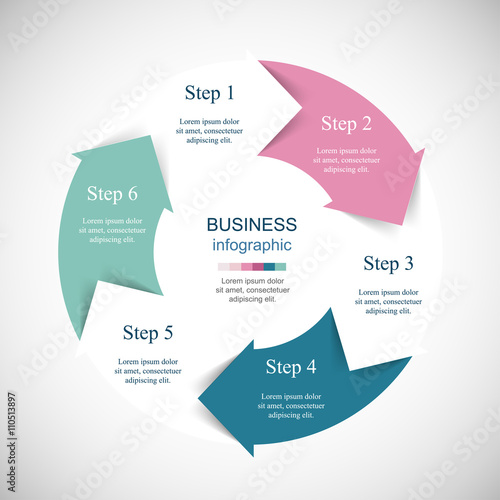 Vector infographic template