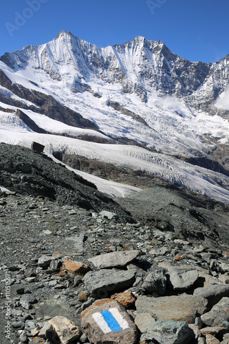 Fee Gletscher. Saas-Fee. Schweiz photo