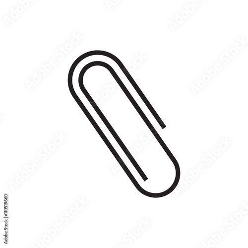 Paper Clip Icon - Vector