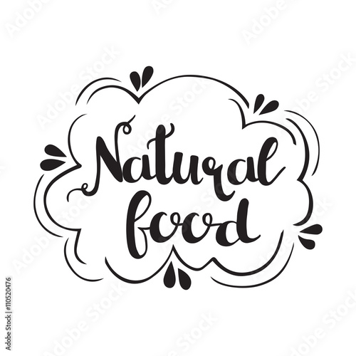 Natural food vector