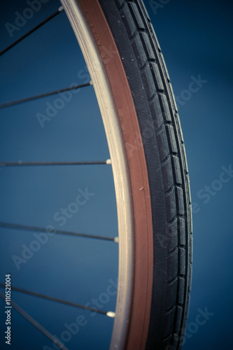 Bicycle tire detail