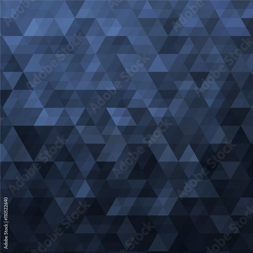Black Abstract Geometric Triangle Background - Vector IllustrationAbstract Polygon Vector Pattern 