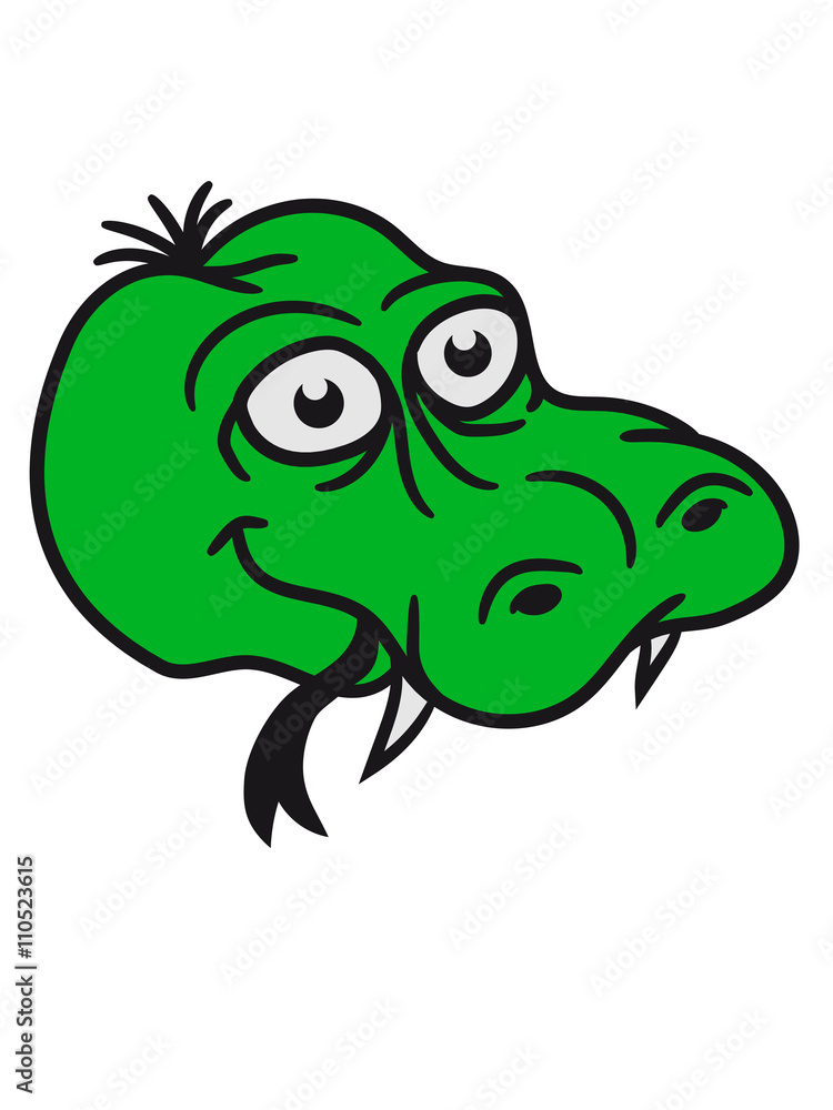 face head snake funny comic cartoon face head snake funny comic cartoon