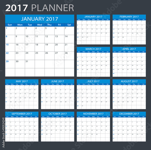 2017 Planner - illustration


Vector template of 2017 calendar/planner
