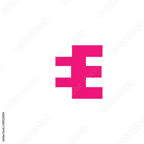 EE Logo | Vector Graphic Branding Letter Element | jpg, eps, path, web, app, art, ai | White Background