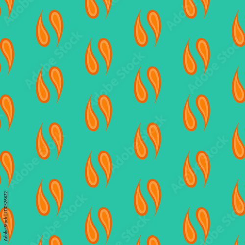 seamless vector pattern with stylized feathers 