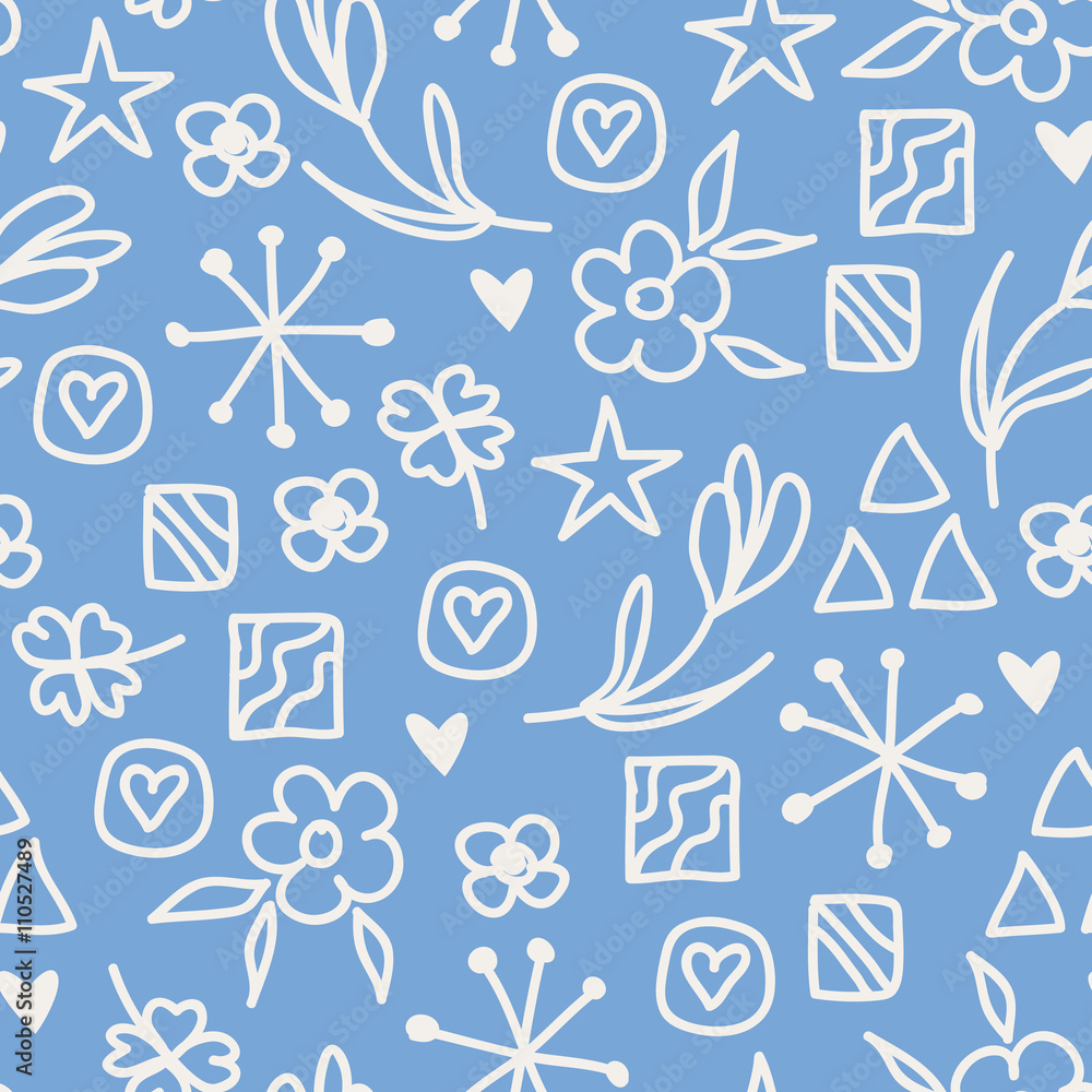 seamless hand drawn pattern seamless hand drawn pattern