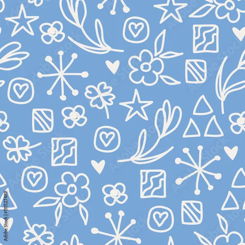 Tapety bez szwu ręcznie rysowane wzór