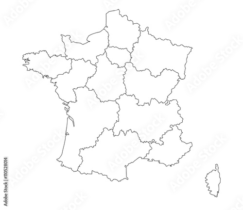 La nouvelle carte des régions de France