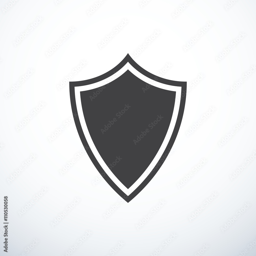 Vector shield icon Vector shield icon