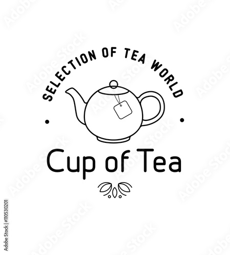 Logo, identité visuelle, marque, pictogramme, picto, icône, thé, théière, nom, breakfast, salon de thé