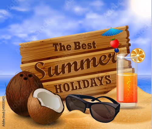tropical vector background 