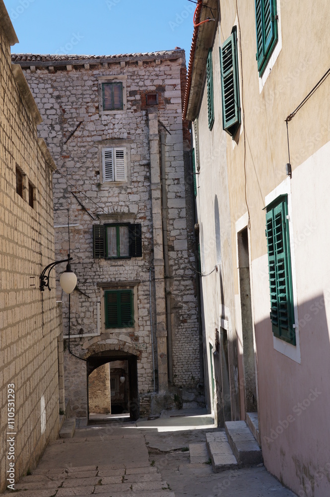 Fototapeta premium uliczki w Szybeniku