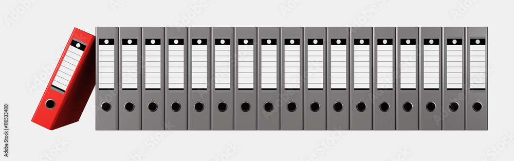 Archive. Folders in a row isolated on white background. Archive. Folders in a row isolated on white background.