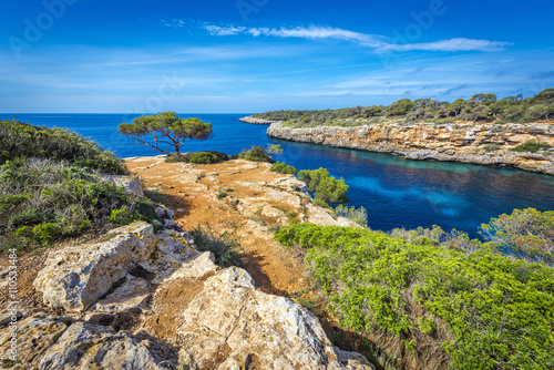 Famous cove of Cala Pi, Mallorca photo