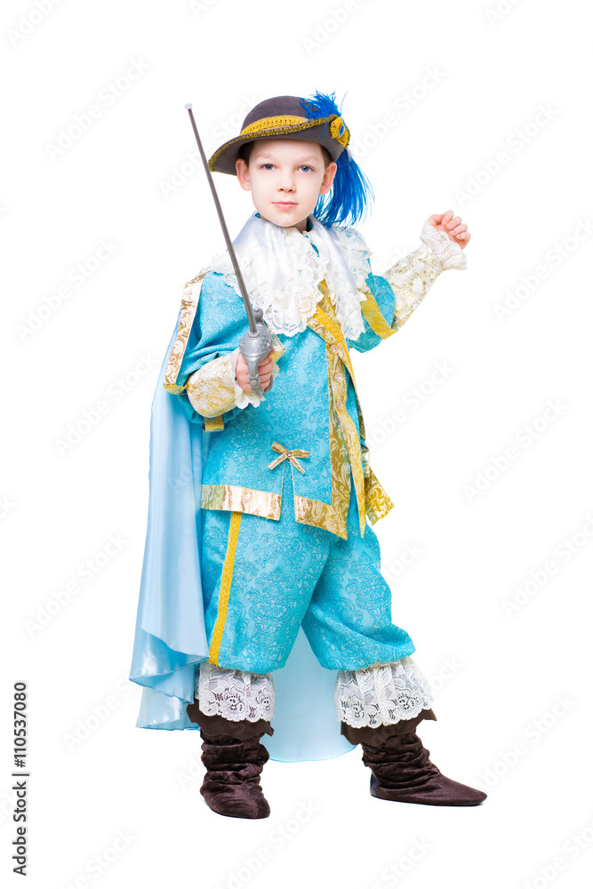 Nice boy wearing like musketeer Nice boy wearing like musketeer