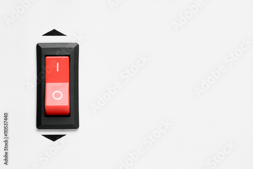 Konstfotografi Red power swith