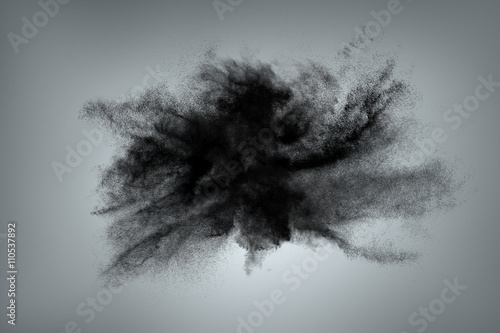 Abstract dust cloud background