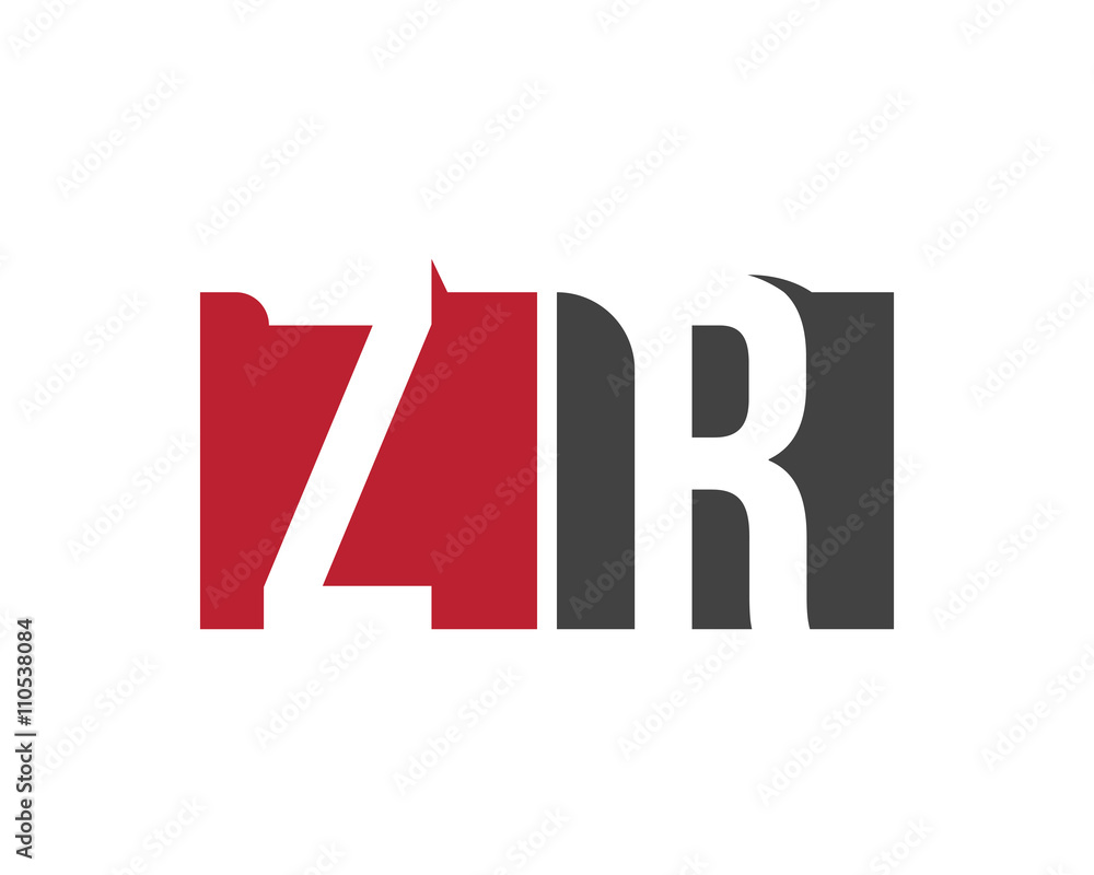 ZR red square letter logo for restaurant, research, resource, reality, real estate ZR red square letter logo for restaurant, research, resource, reality, real estate