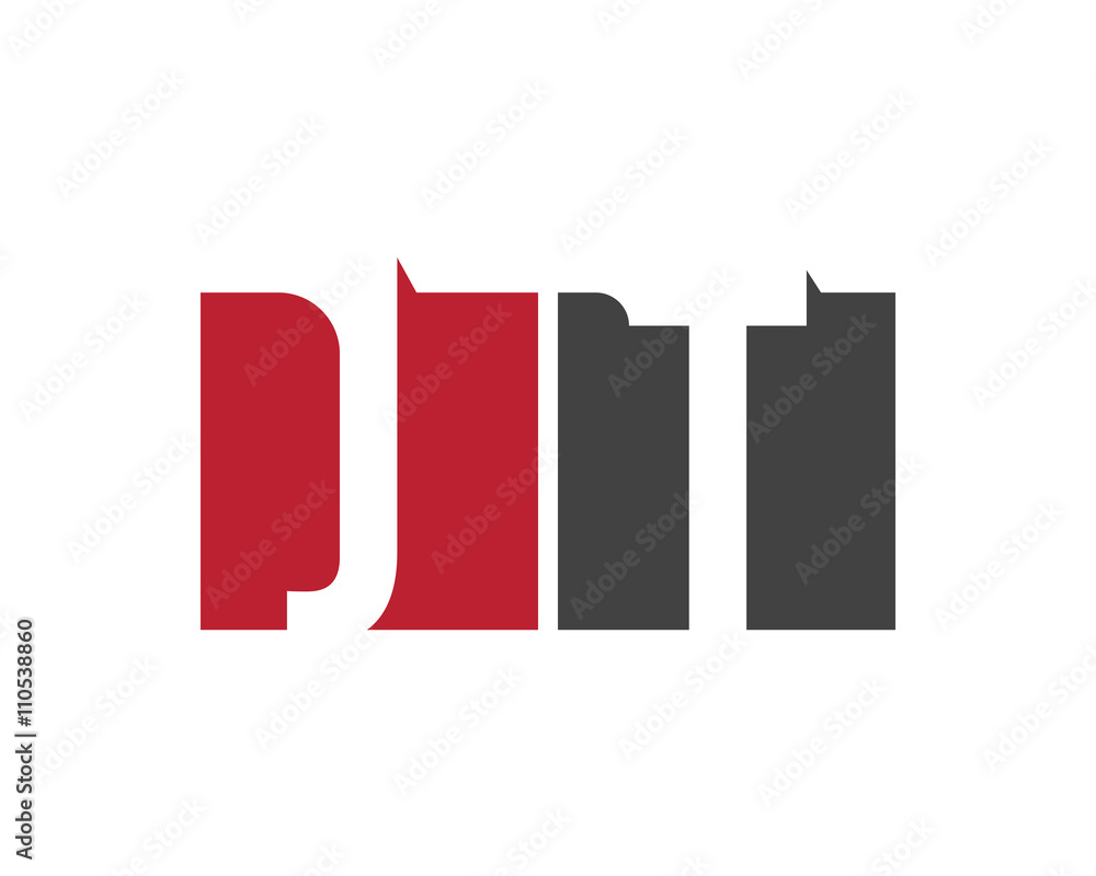 JT red square letter logo for technology, travel, training, team, tour JT red square letter logo for technology, travel, training, team, tour