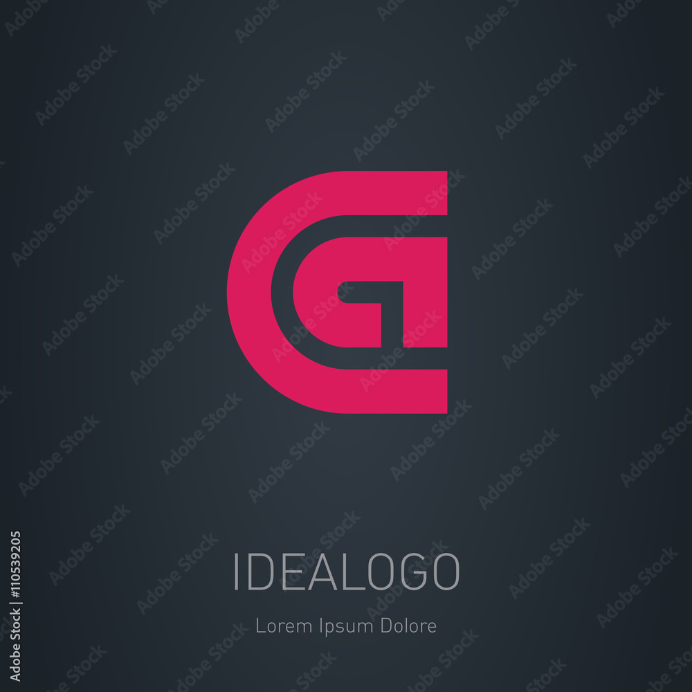 C and A initial logo. C and A initial monogram logotype. Vector C and A initial logo. C and A initial monogram logotype. Vector