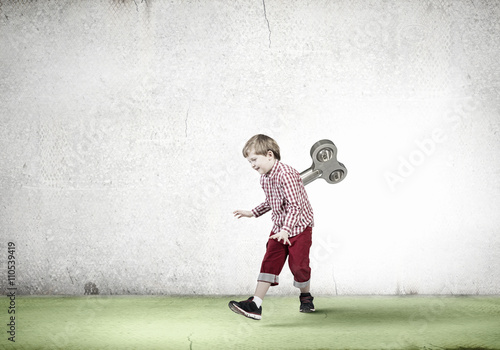 Vászonkép His energy is endless