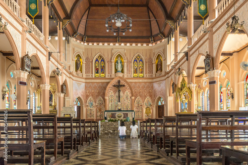 People who do not have an identifiable worship the cathedral of the immaculate conception central Roman Catholic is the famous place and travel destination in Chanthaburi province, Thailand