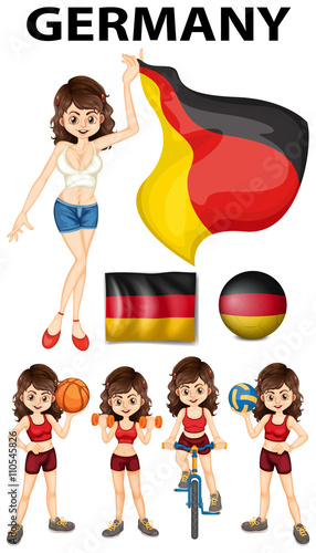 Germany representative and many sports