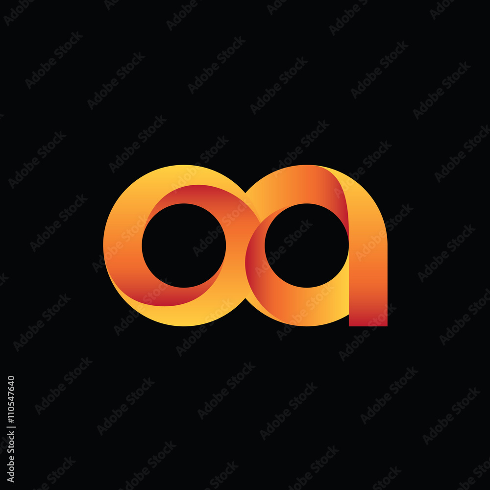 Modern Colorful Letter O A Logo Modern Colorful Letter O A Logo