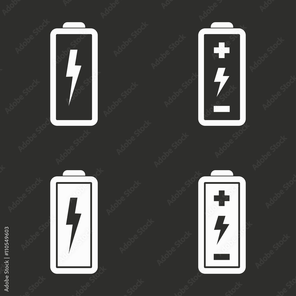 Battery - vector icon.