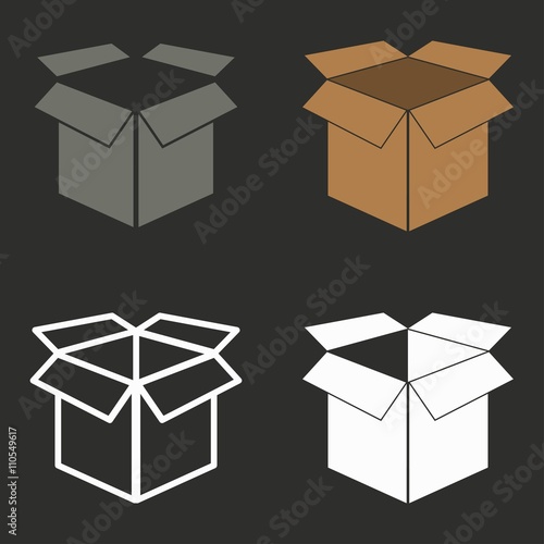 Box - vector icon.