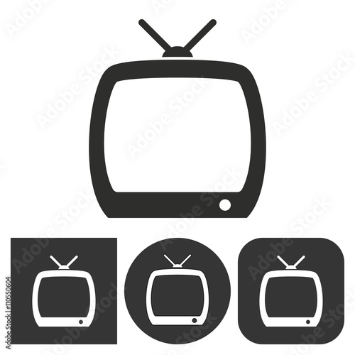 TV - vector icon.