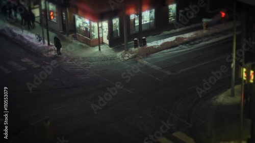 toronto at night downtown core