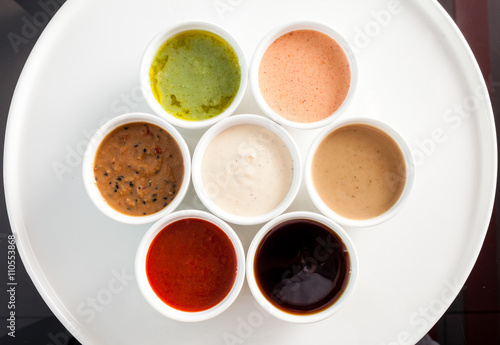 set of sauces