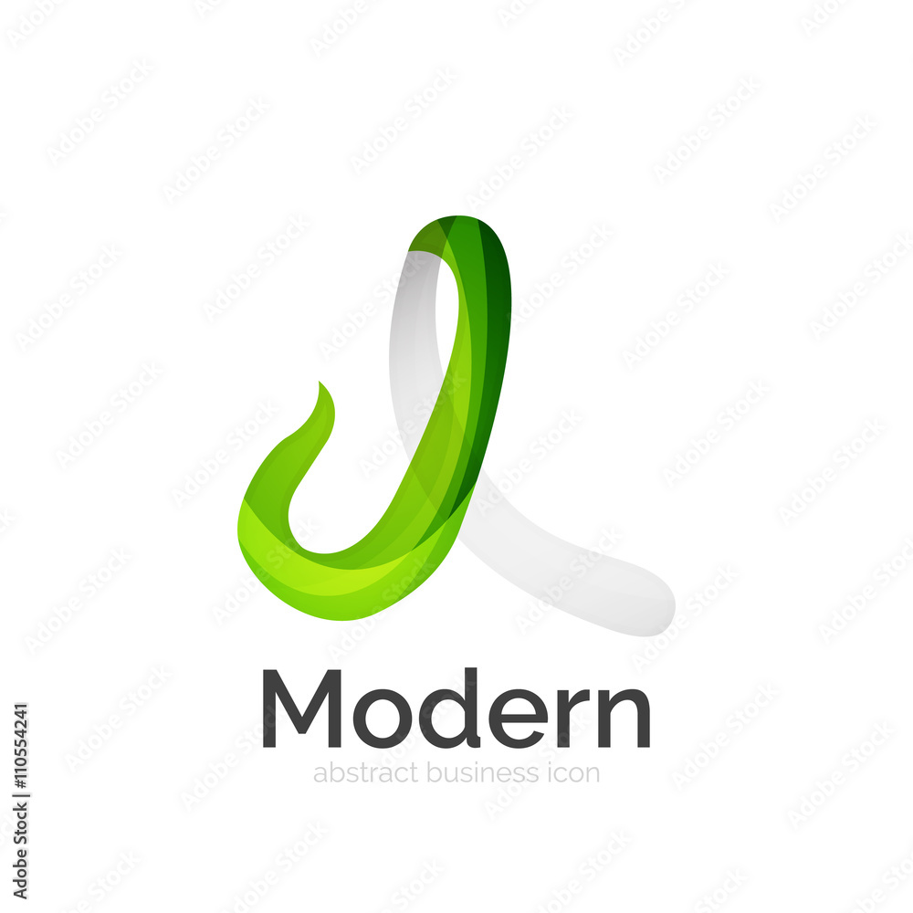 Vector ribbon logo Vector ribbon logo