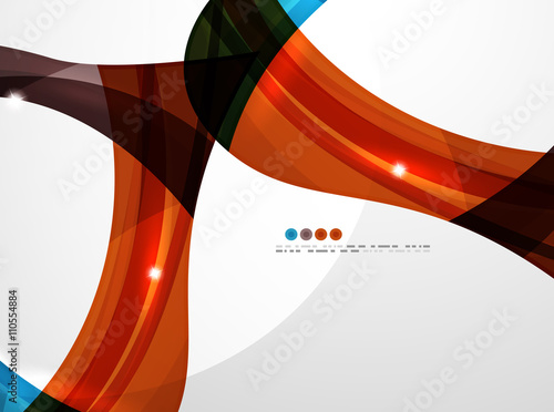 Shiny wave modern motion template