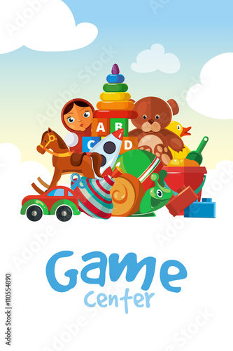 Board for the childrens game center