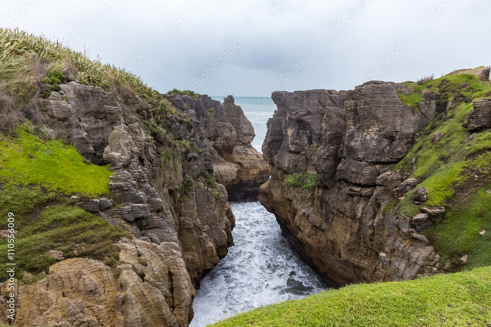 Pancake rock, New Zealand Pancake rock, New Zealand