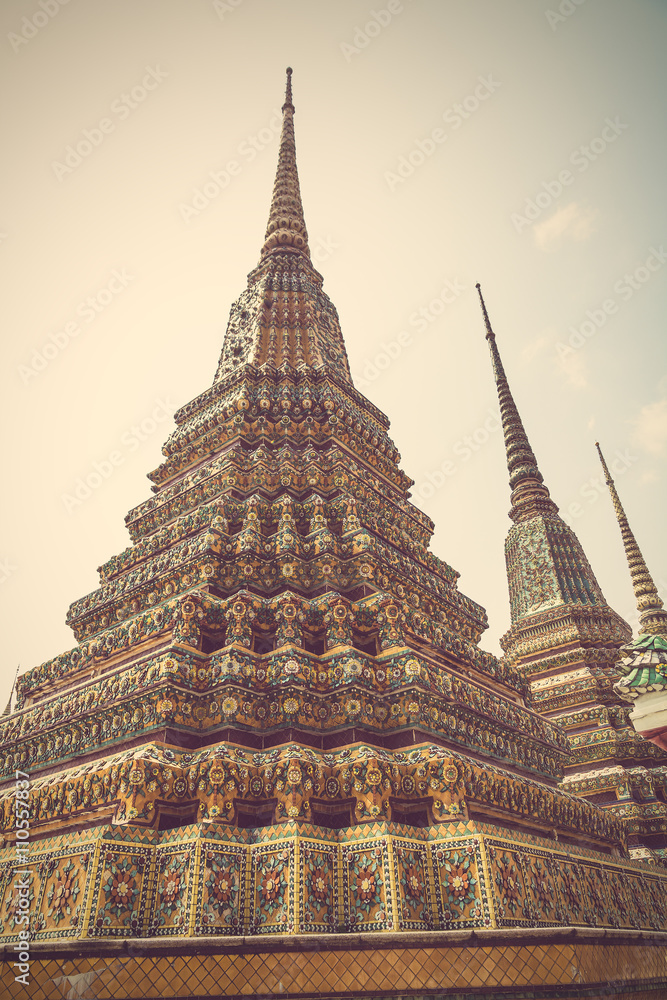 Wat Pho, The Temple of Reclining Buddha, Bangkok, Thailand