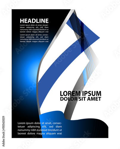 Flyer background with space for your message
