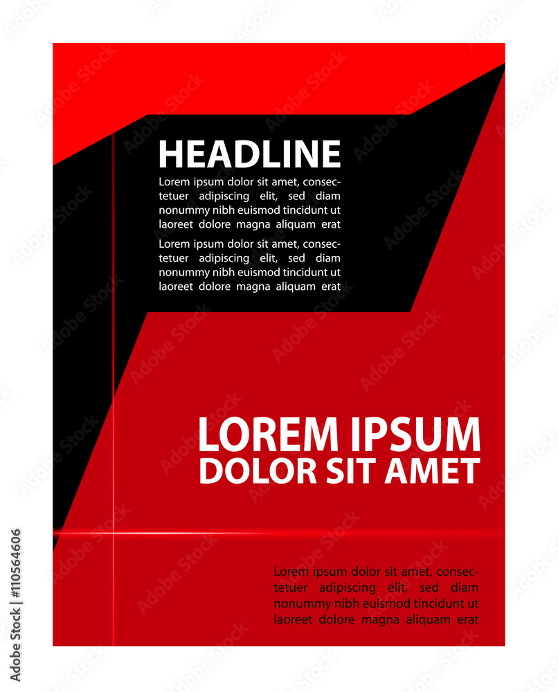 Fototapeta premium flyer,brochure template. vector 