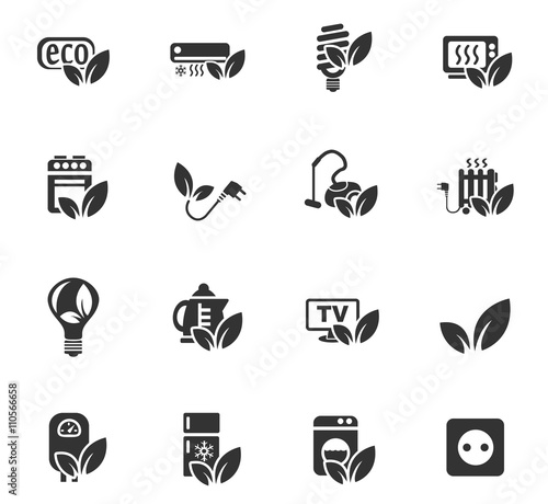 eco icon set