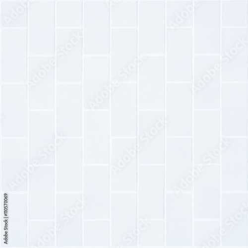 cold white rectangle brick vertical mosaic in square form