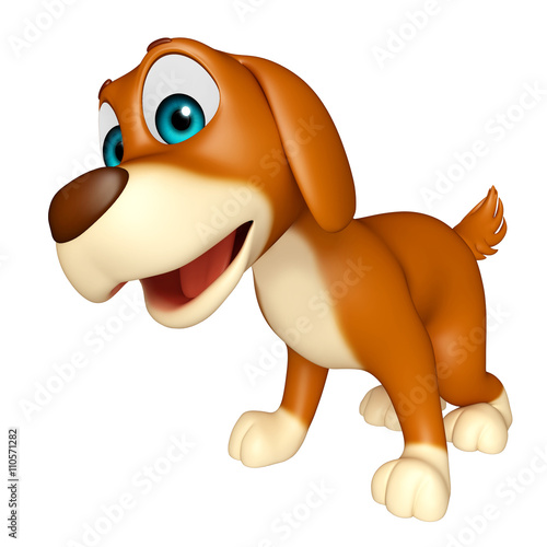 fun Dog  funny cartoon character