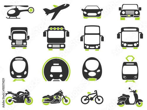 Transport mode icons